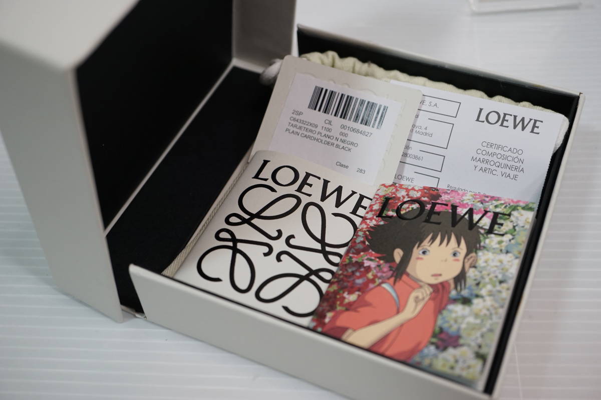 ロエベ 千と千尋の神隠し カオナシカードホルダーLOEWE パスケース 本