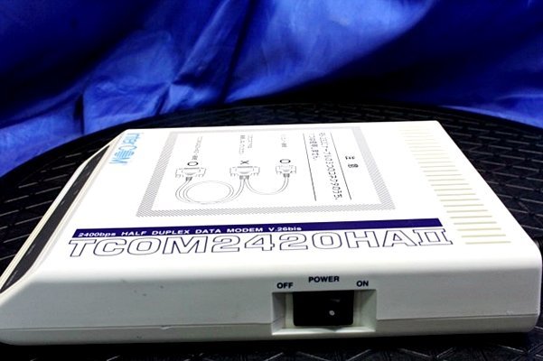 2台入荷 丸紅情報システムズ データ通信モデム TCOM2420HA2 同期式半二重モデム 40576Yの画像3