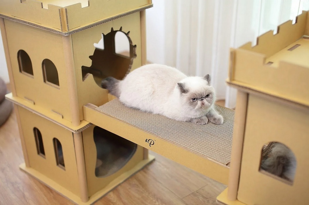 展示品◇特別価格◇定価21000円 ペティーク Petique キャットハウス