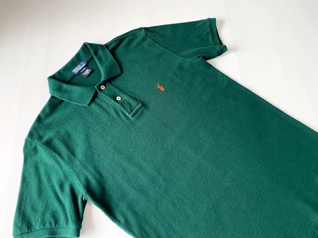 美品 POLO Ralph Lauren ヨーロッパ セールス品 ポロシャツ ボーイズ L 16-18 ポロ ラルフローレン 鹿の子 半袖 RALPH LAUREN KID'S 子供_画像9