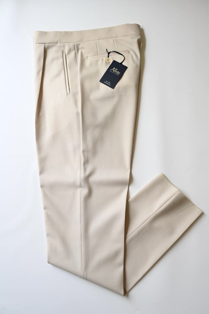 新品】ロータ ベルトレス ウールパンツ 48 umbandung.ac.id