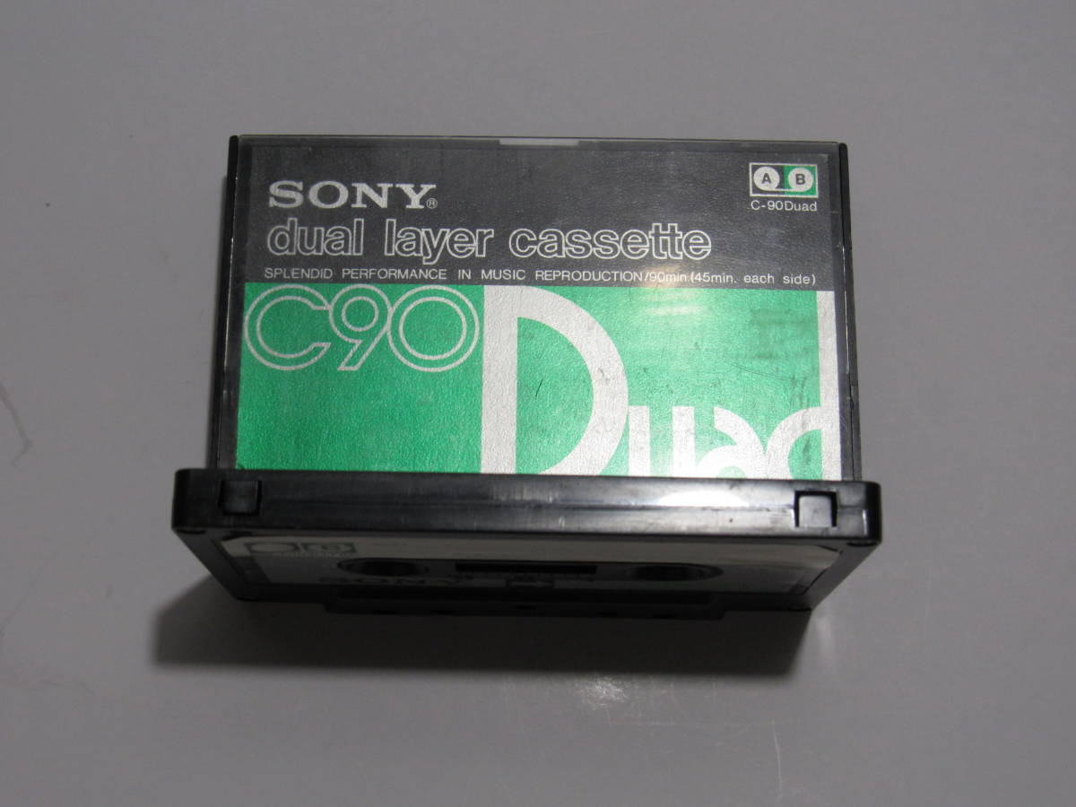 Yahoo!オークション - カセットテープ【SONY C90 Duad】 Yahoo!オークション - カセットテープ【SONY C90 Duad】