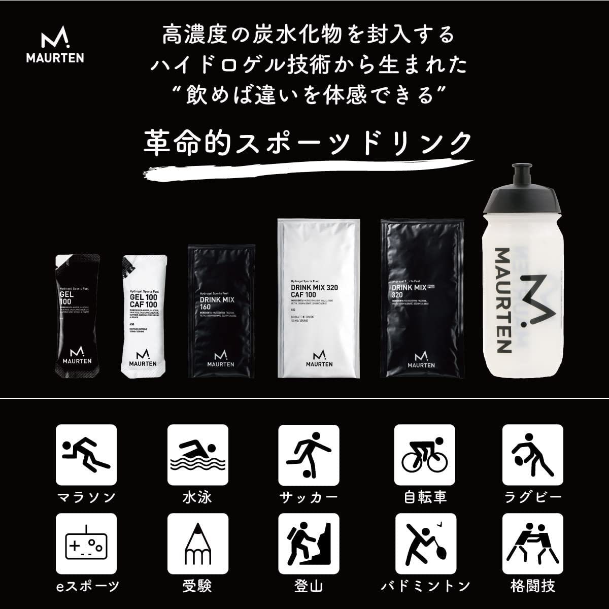 モルテン ドリンク MAURTEN DRINK MIX 320 3袋 トライアスロン ロードバイク 水泳 ランニング スポーツ_画像3