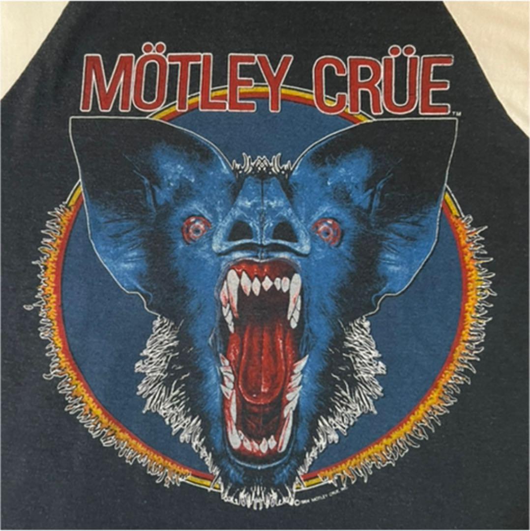 激レア!! 80s 古着 Mtley Cre モトリークルー Every Mothers Nightmare Tour 七分袖Tシャツ (清春着 ムーンエイジデビルメント ガンズ