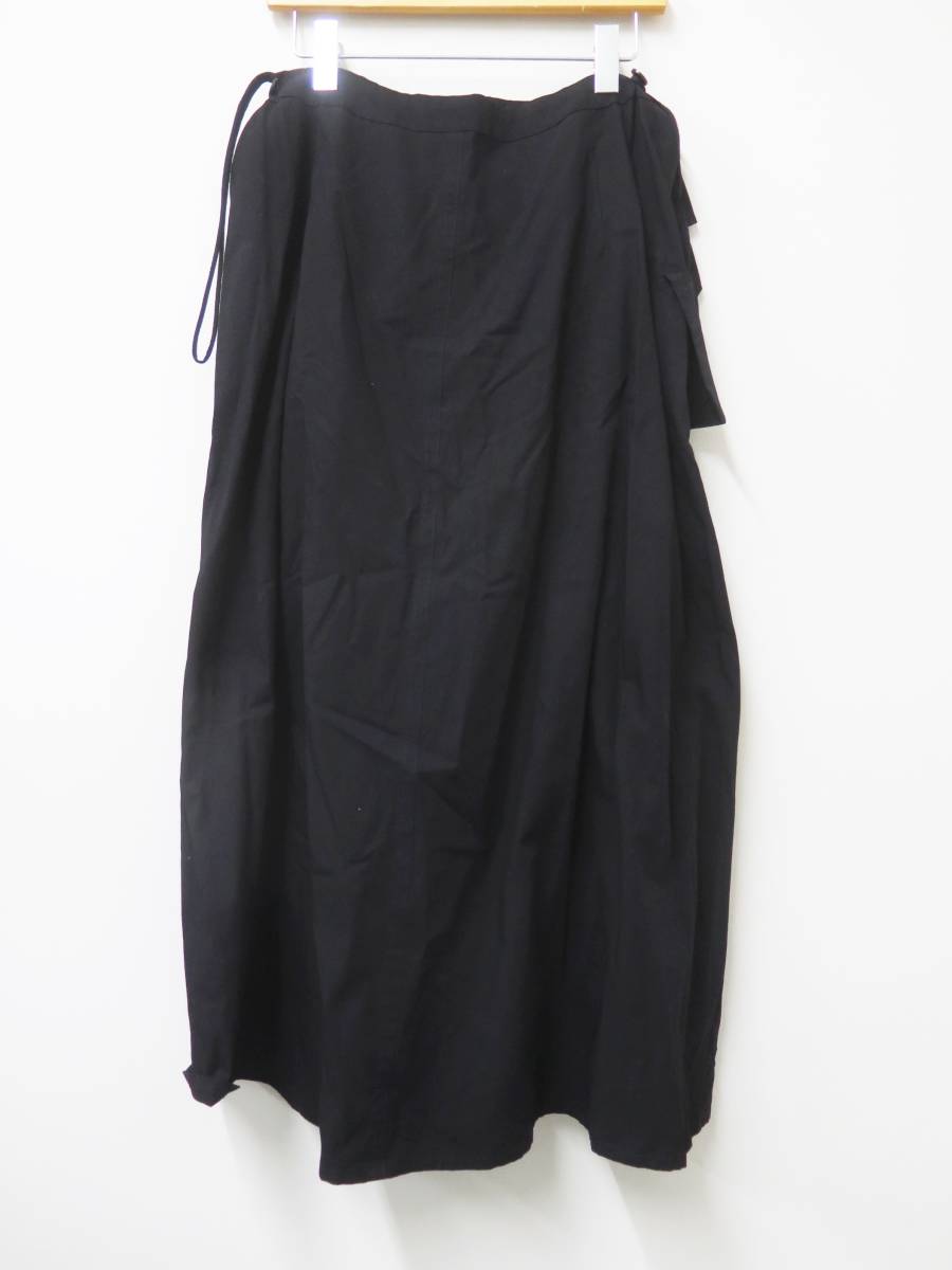 Yohji Yamamoto FEMME ヨウジヤマモトファム FM-S10-001 08SS チャイナボタン 変形スカート_画像2