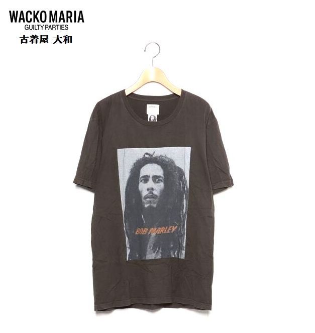 # old clothes shop Yamato # free shipping # hard-to-find #WACKO MARIA # Wacko Maria # Reggae. god sama # Bob ma- Lee # collaboration # T-shirt M black reference price 12100 jpy 