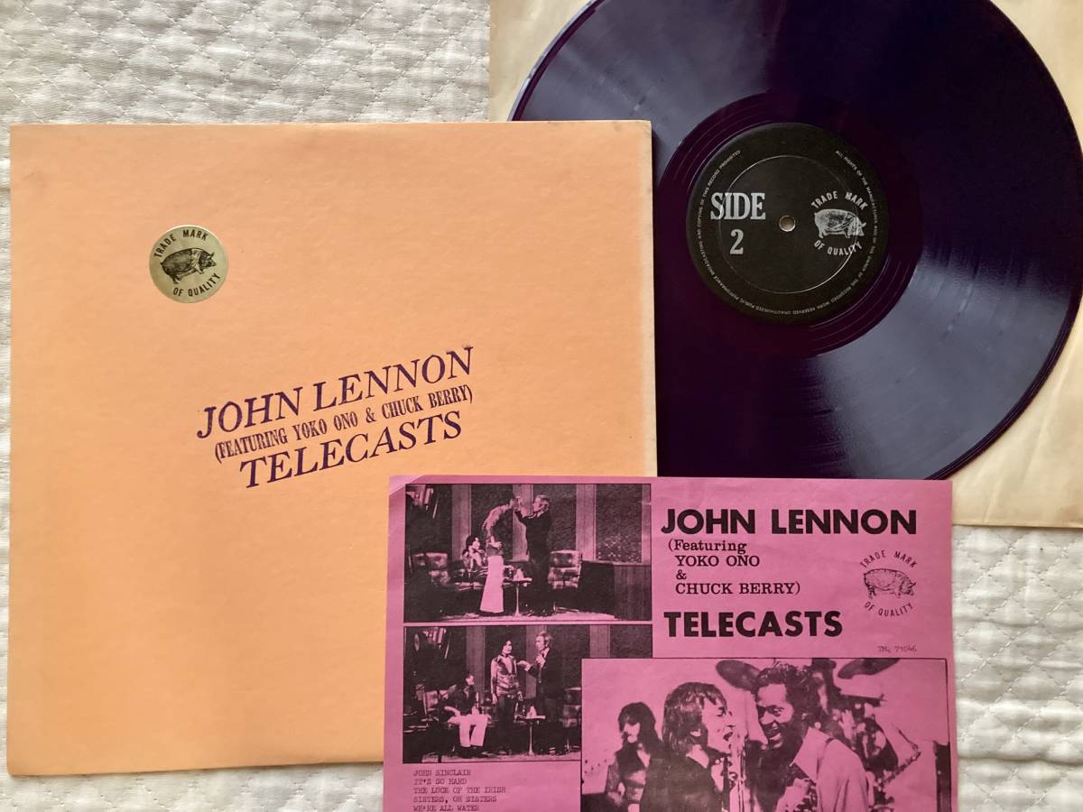 T.M.O.Q.カラー盤！ジョン・レノン JOHN LENNON/TELECASTS [TRADE MARK OF QUALITY_画像1