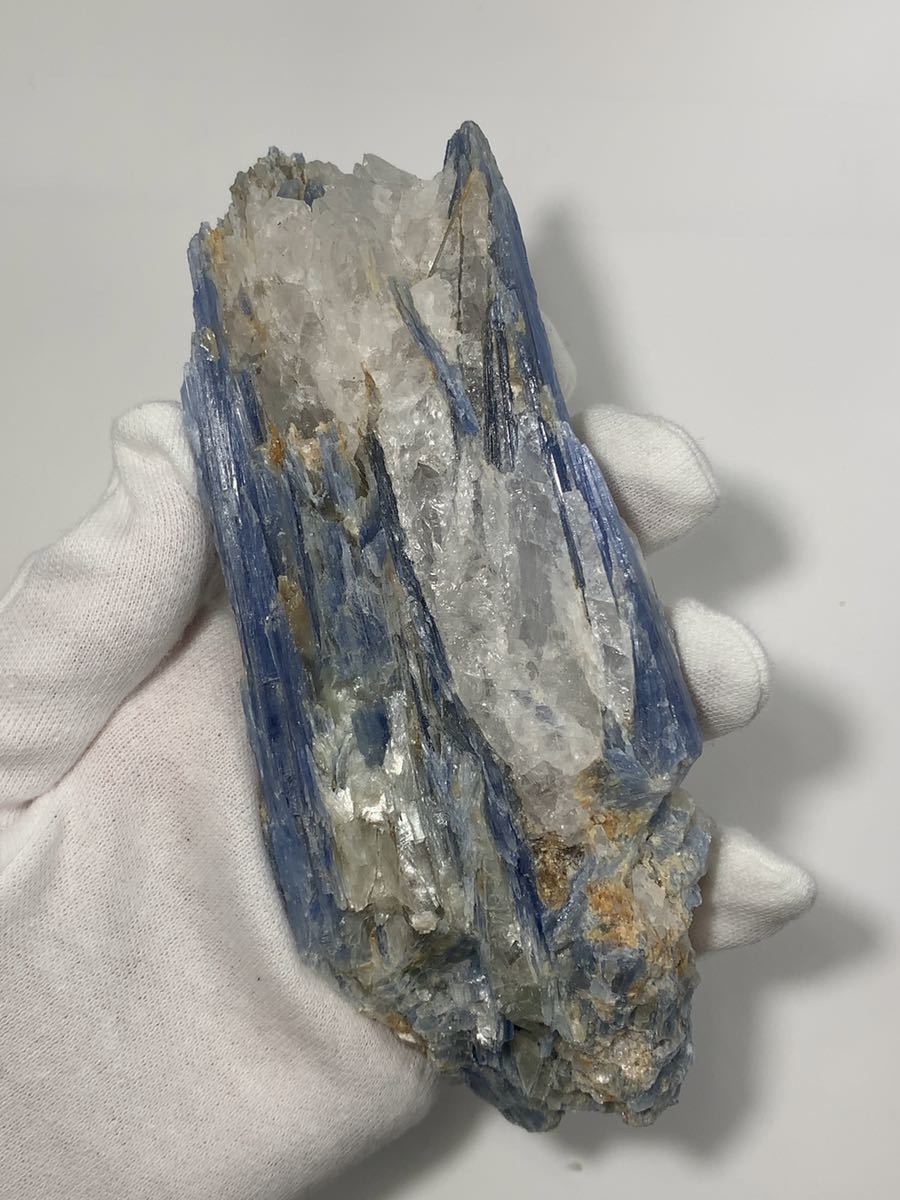 No.00345　藍昌石　重さ:254.0g カイヤナイト　水晶 原石 天然石 パワーストーン 鉱物標本_画像5