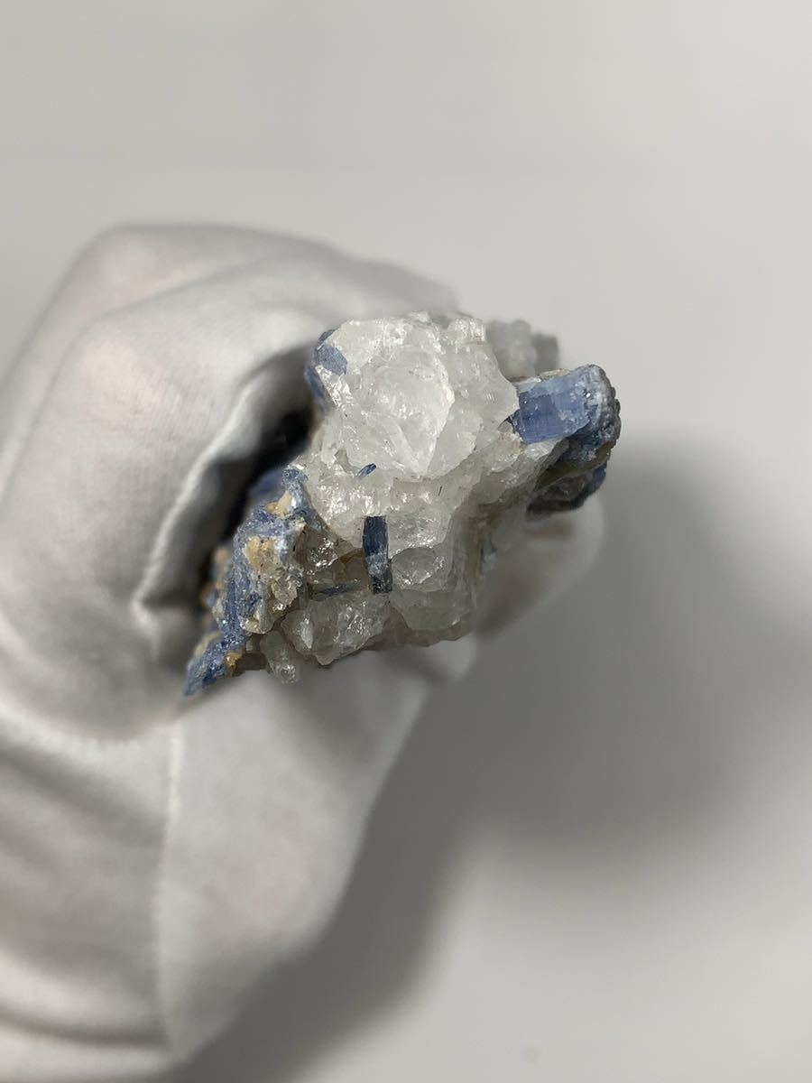 No.00345　藍昌石　重さ:254.0g カイヤナイト　水晶 原石 天然石 パワーストーン 鉱物標本_画像7