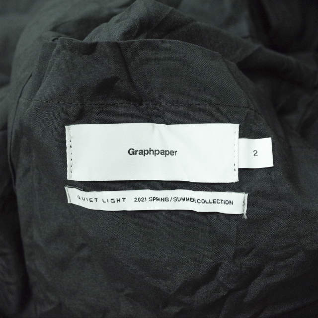 新品 Graphpaper グラフペーパー 21SS Wrinkled French Work Jacket 皺