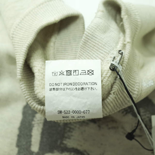 新品 SAINT MICHAEL セントマイケル 22SS SWEAT SHIRT / FRANKEN