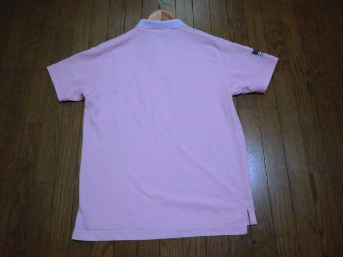 CHAMPION チャンピオン ポロシャツ 半袖 トップス ピンク系 size:M_画像3