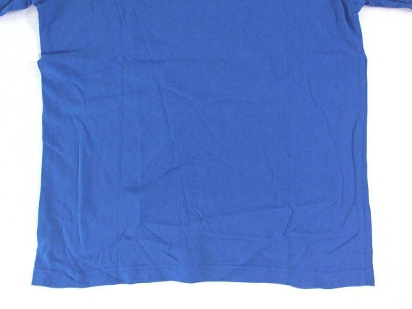 ●ラコンフォルト★LE CONFORT★コットン プリント半袖Tシャツ 青 ブルー M_画像8