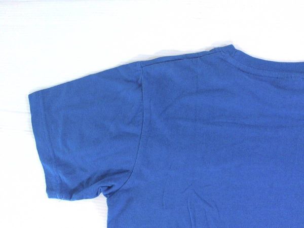 ●ラコンフォルト★LE CONFORT★コットン プリント半袖Tシャツ 青 ブルー M_画像9