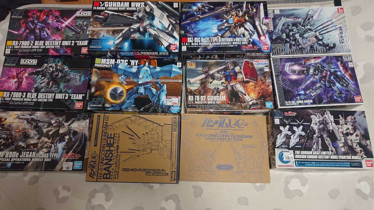 ガンプラ 未組立 HG1/144 宇宙世紀シリーズ まとめ売り 計12点
