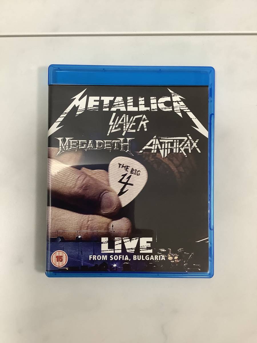 ケース新品！ THE BIG4 METALLICA SLAYER MEGADETH ANTHRAX「LIVE FROM SOPHIA,BULGARIA」 メタリカ スレイヤー メガデス アンスラックス_画像1