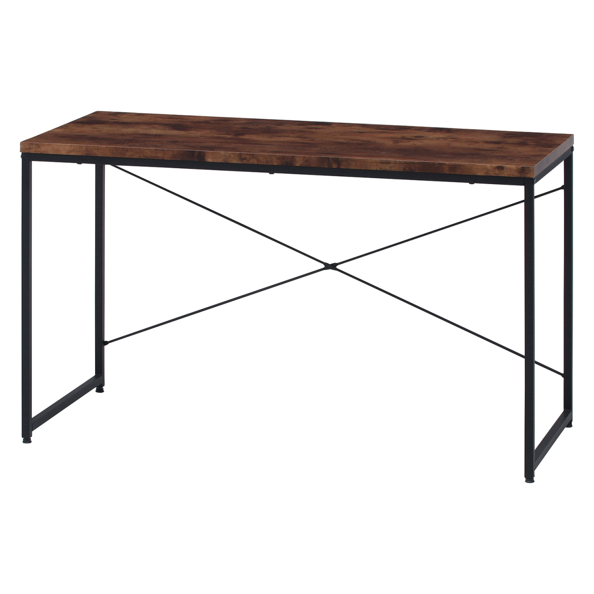  Work desk wide table width 120cm depth 55cm Brown [ new goods ][ free shipping ( one part region excepting )]