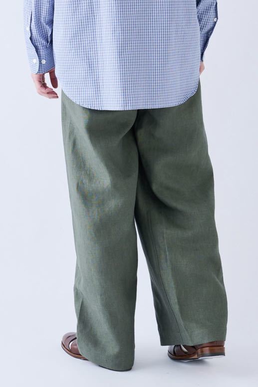 I am dork Wide Pants 定価59400 リネン BLOOM&BRANCH別注 | www.pklaw.in