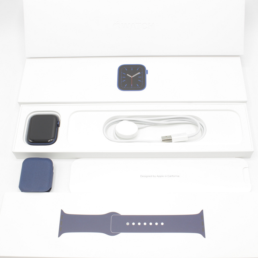 美品】Apple Watch Series6 GPS+Cellular 44mm M09A3J/A ブルーアルミニウムケース/ディープネイビースポーツバンド  アップルウォッチ - brandsynariourdu.com