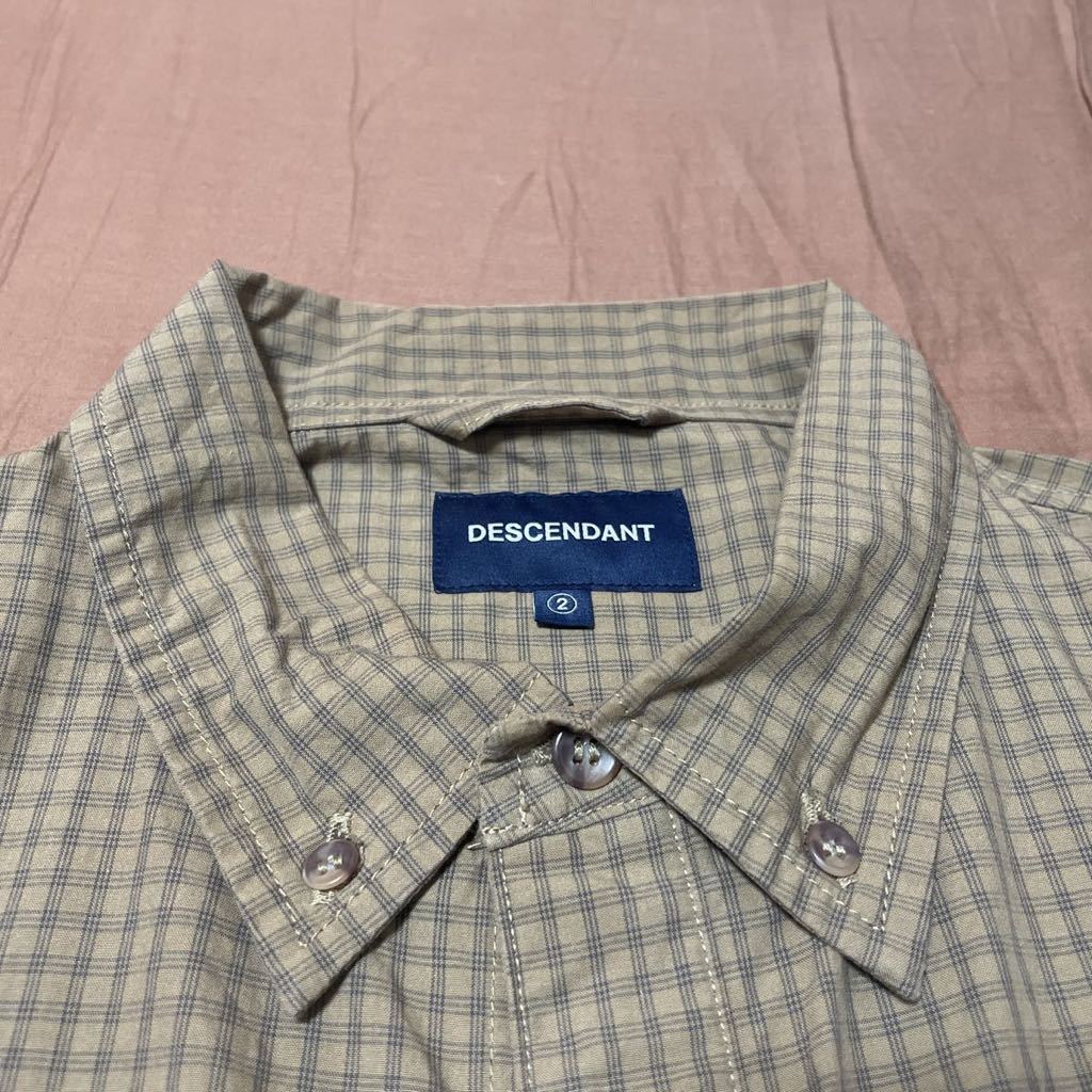 DESCENDANT ディセンダント Scale Checked Fishing Shirt WTAPS