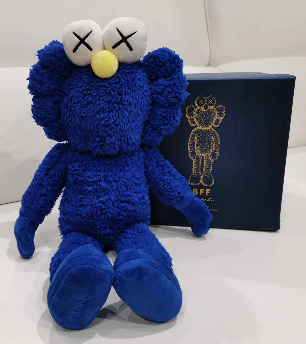 カウズ KAWS BFF 20インチ Plush ぬいぐるみ 人形 青い 3000体限定