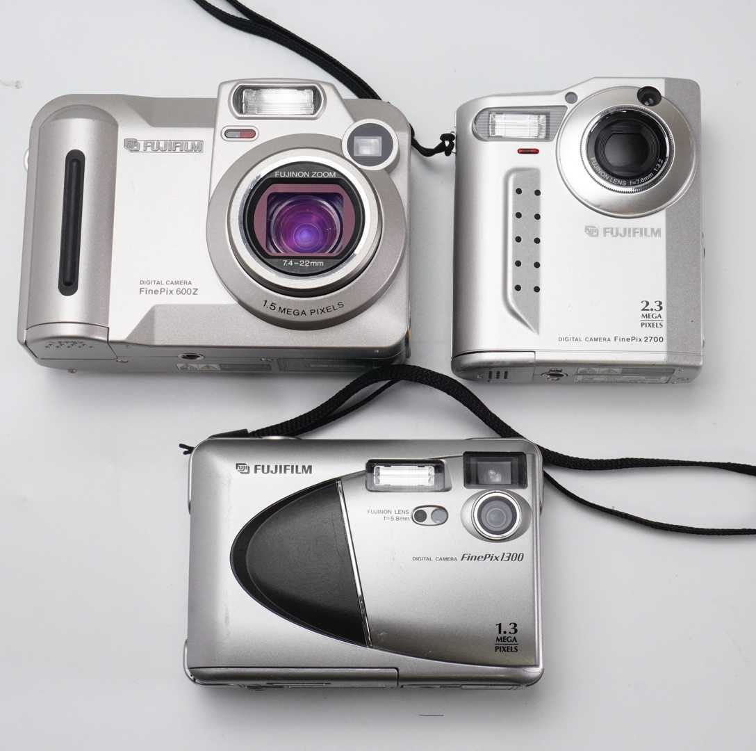 デジタルカメラ 10台 まとめ FUJIFILM FinePix CASIO EXILIM KONICA MINOLTA DiMAGE コンデジ デジカメ ジャンク 大量 セット_画像2