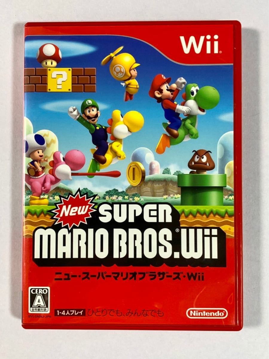 「ニュースーパーマリオブラザーズWii」 Wiiソフト カセット