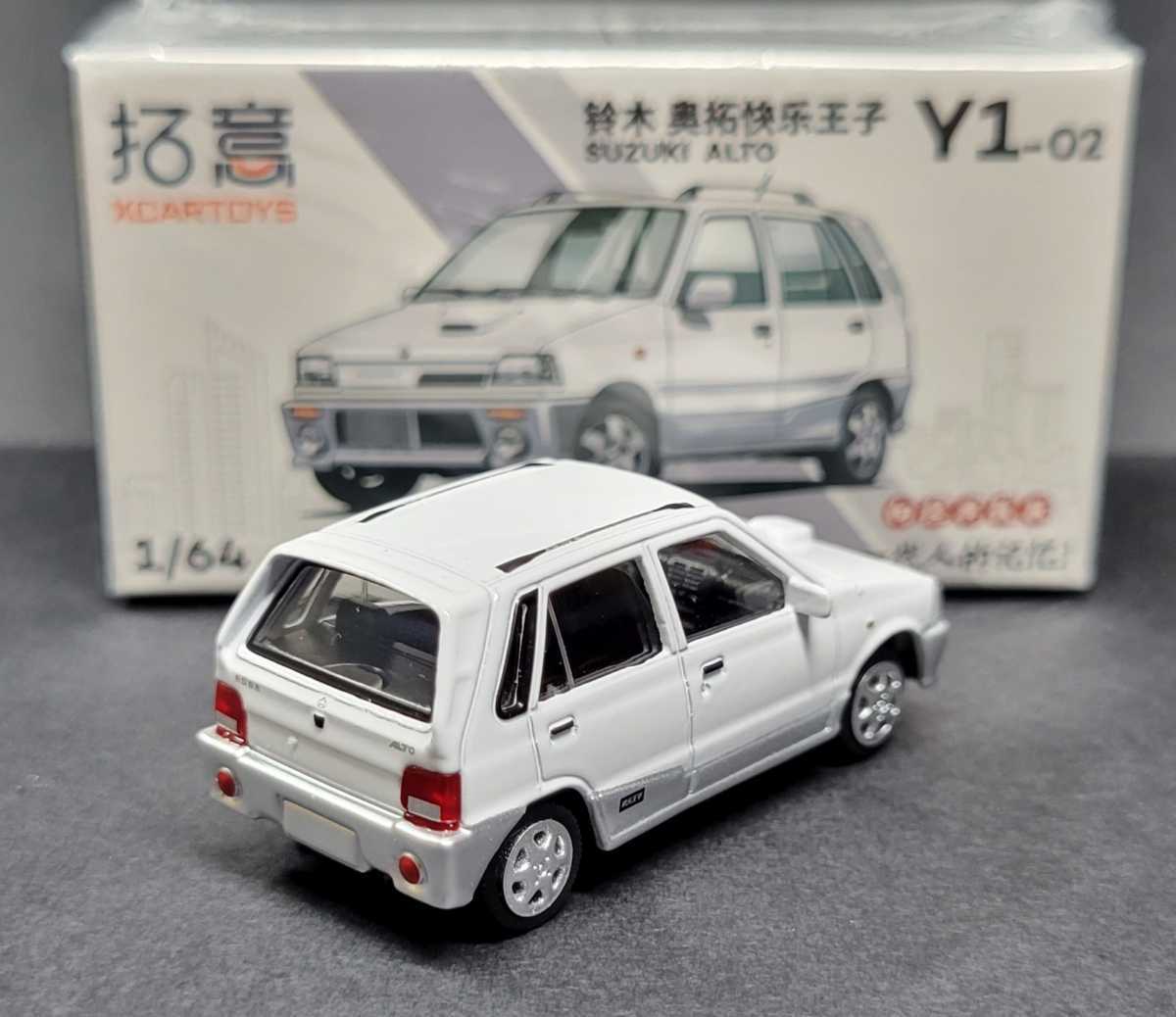 国内発送 1/64 拓意 ミニカー スズキ アルト シュリンク xcartoys 白 ...