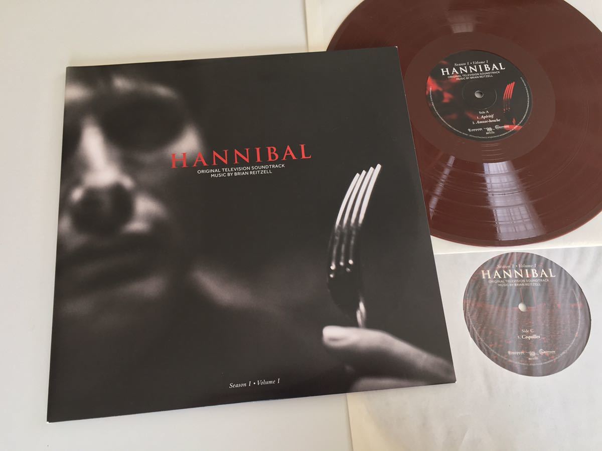 【1000プレス限定ブラウンカラー盤】HANNIBAL Season Ⅰ・Volume Ⅰ Soundtrack MUSIC by Brian Reitzell LP(Tunnum Brown Color)INV139LP_画像3
