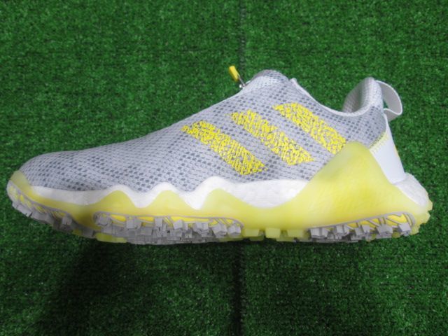 GK Suzuka * 892 [23.5][ новый товар ] Adidas код Chaos 22 боа *GX3940* женский туфли для гольфа * белый / желтый * шиповки отсутствует 