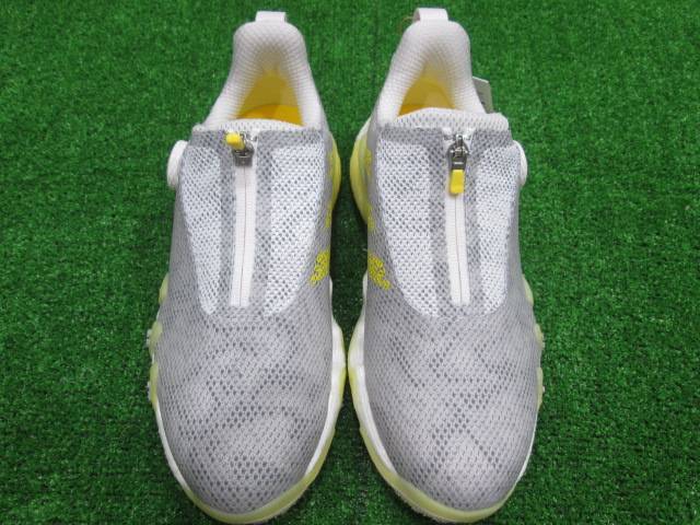 GK Suzuka * 891 [23.0][ новый товар ] Adidas код Chaos 22 боа *GX3940* женский туфли для гольфа * белый / желтый * шиповки отсутствует 