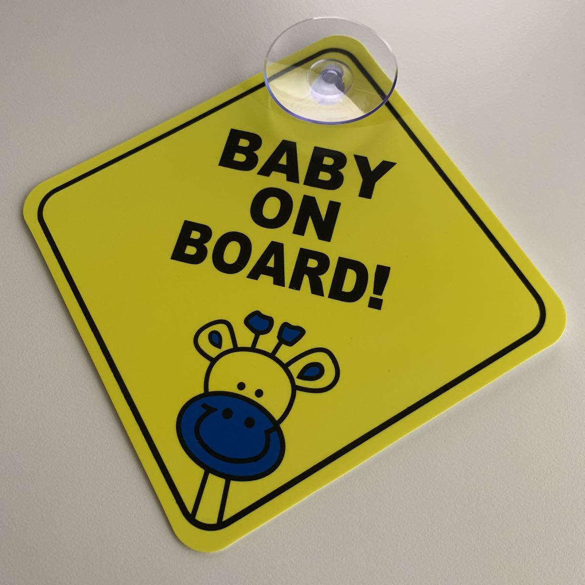 北米仕様 Baby On Board サイン 赤ちゃんが乗っていますUSDM Truckfieldの画像1