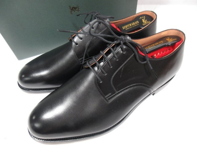 □未使用品 【スコッチグレイン SCOTCH GRAIN】 4014 プレーントゥ 外