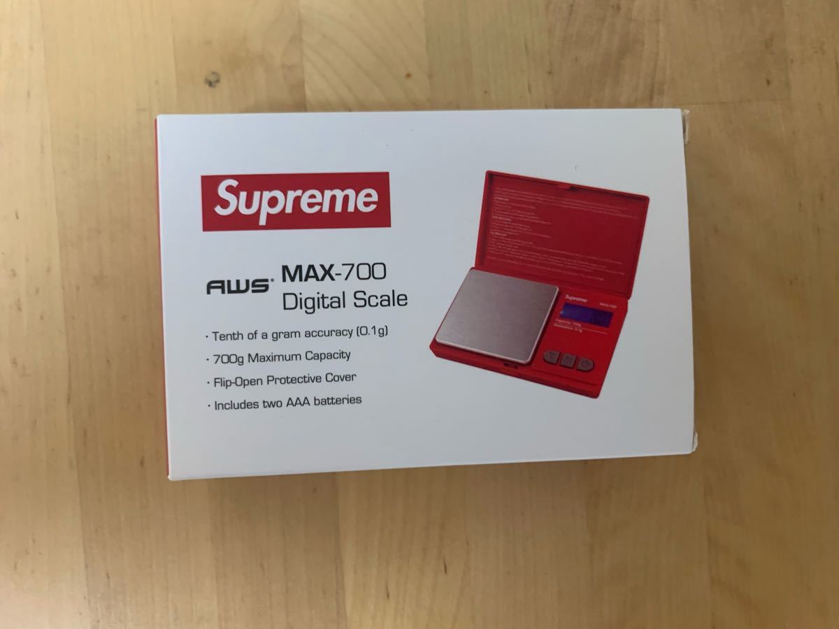 Supreme AWS MAX-700 Digital Scale デジタルスケール 計り 赤｜PayPay