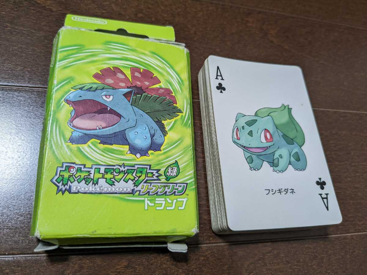 ポケットモンスター トランプ☆リーフグリーン☆緑☆ポケモン