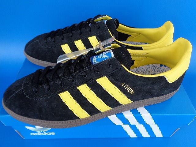 11572□新品 デッド 箱付 21年製 adidas ATHEN CBLK/EYEL/GUM アテネ