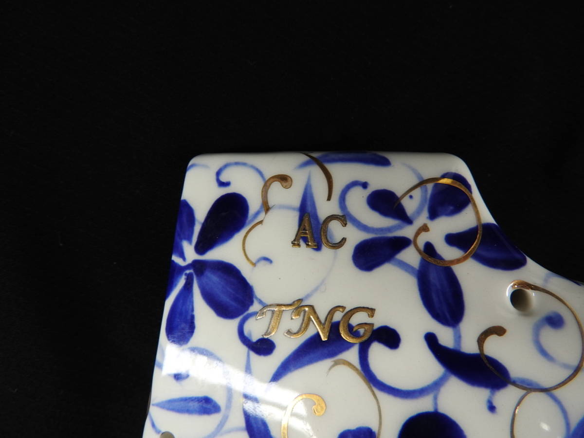 オカリナ トリプルアルトC AC管 青花瓷 TNGプロ仕様 金模様入手 オカリナ トリプルアルトC AC管 青花瓷 TNGプロ仕様 金模様入手