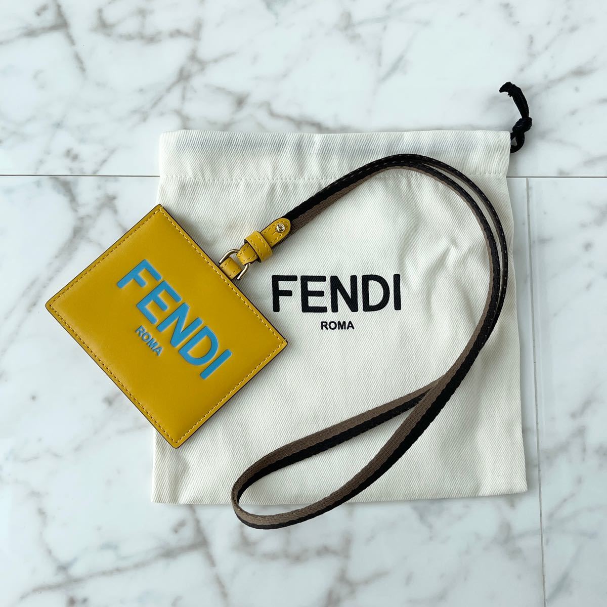 FENDI フェンディ ID ネーム カードホルダー レザー 新品 国内 FENDI フェンディ ID ネーム カードホルダー レザー 新品 国内