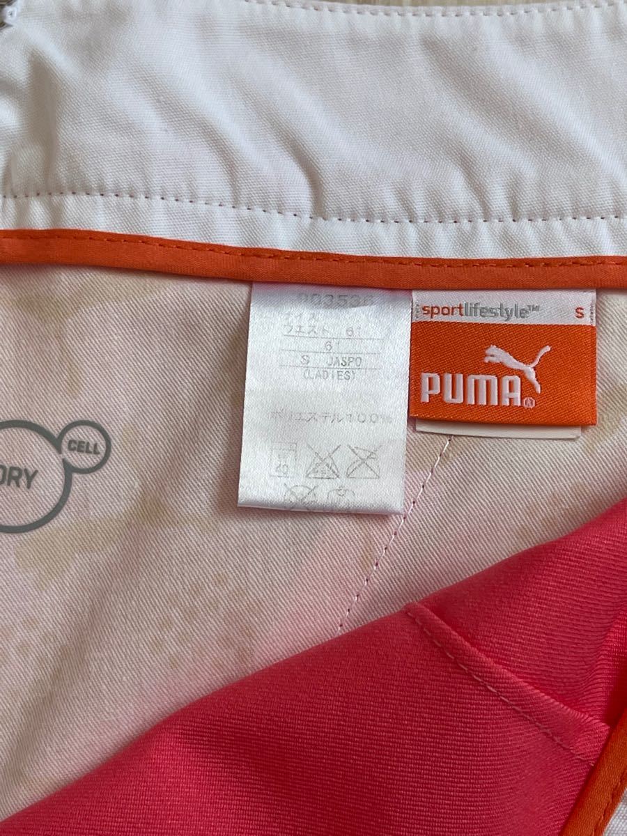 PUMA プーマ  ゴルフ スカート ピンク Sサイズ