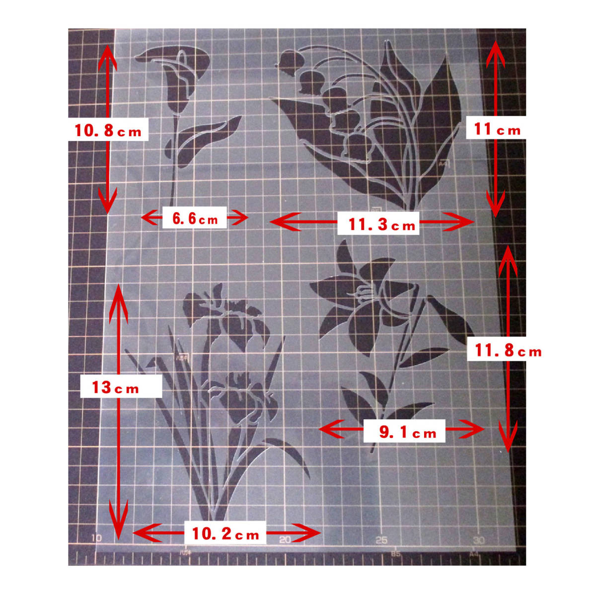 * цветок сборник иллюстраций цвет колокольчик орхидея .. 100 . цветок комплект Flowerset1 номер выкройки дизайн stencil сиденье NO531
