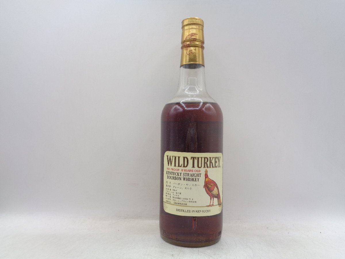 34800円 リアル ワイルドターキー WILD TURKEY 8年 旧ボトル 1000ml アメリカンウイスキー