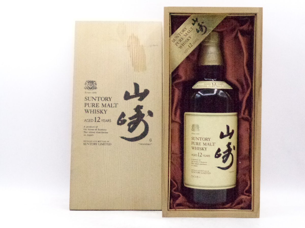 SUNTORY PURE MALT WHISKY サントリー ピュアモルト ウイスキー 山崎