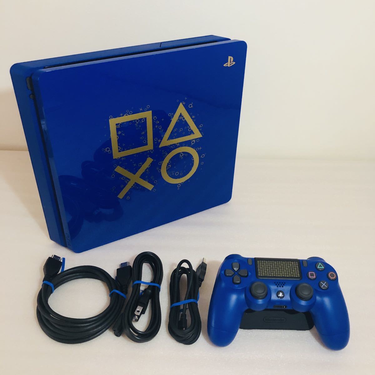 動作品 1円〜 ps4 SONY PlayStation4 2100A BZN Days of Play Limited Edition 500GB ソニー プレイステーション4 プレステ4 動作確認済み_画像1