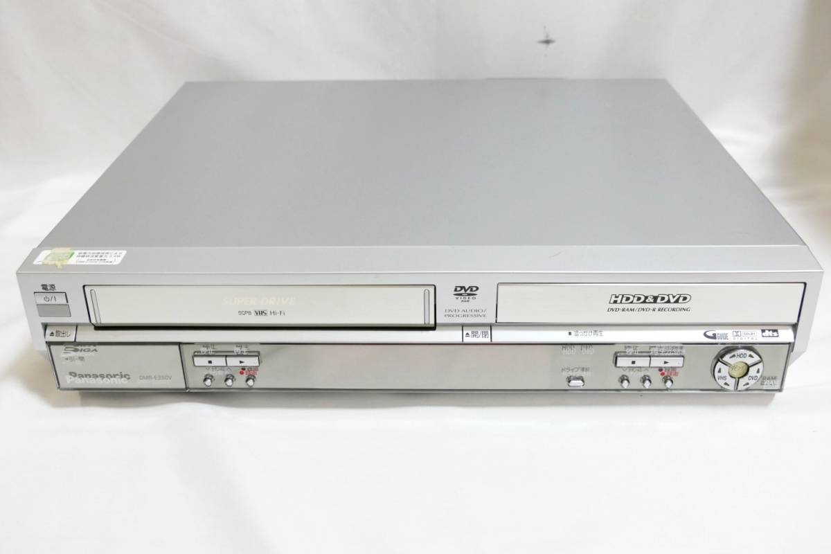 ■ダビングできたけどジャンク扱い！即決！Panasonic DMR-E250V VHS DVD HDD ビデオデッキ レコーダー 一体型 パナソニック_画像1