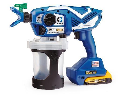 # paint .#glako new model Ultra Max cordless rechargeable battery air less paint . club 