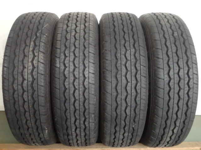 L15319-ブリヂストン RD-613 STEEL 195/70R15 106/104L 中古 9.9分山 4本セット サマータイヤ 2021年製