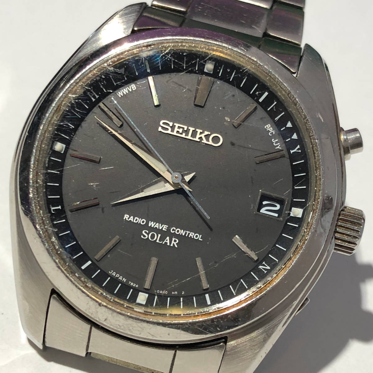 送料無料でお届けします 極美品SEIKO セイコー7B24-0AN0 メンズ時計