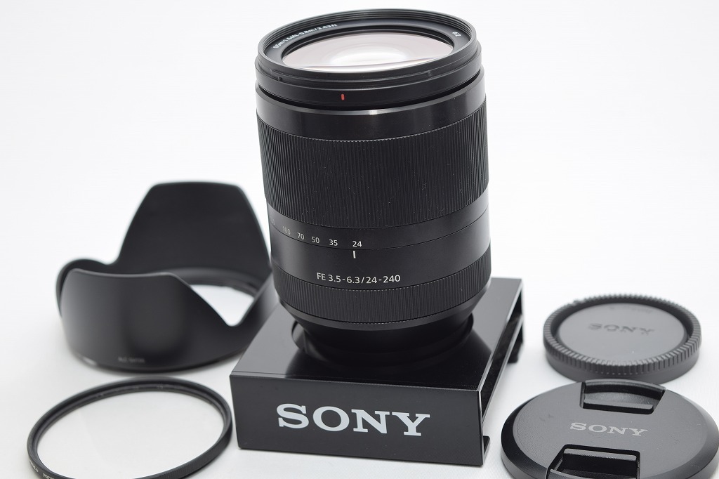 良品☆SONY ソニー FE24-240mm F3.5-6.3 OSS SEL24240☆レンズフード付