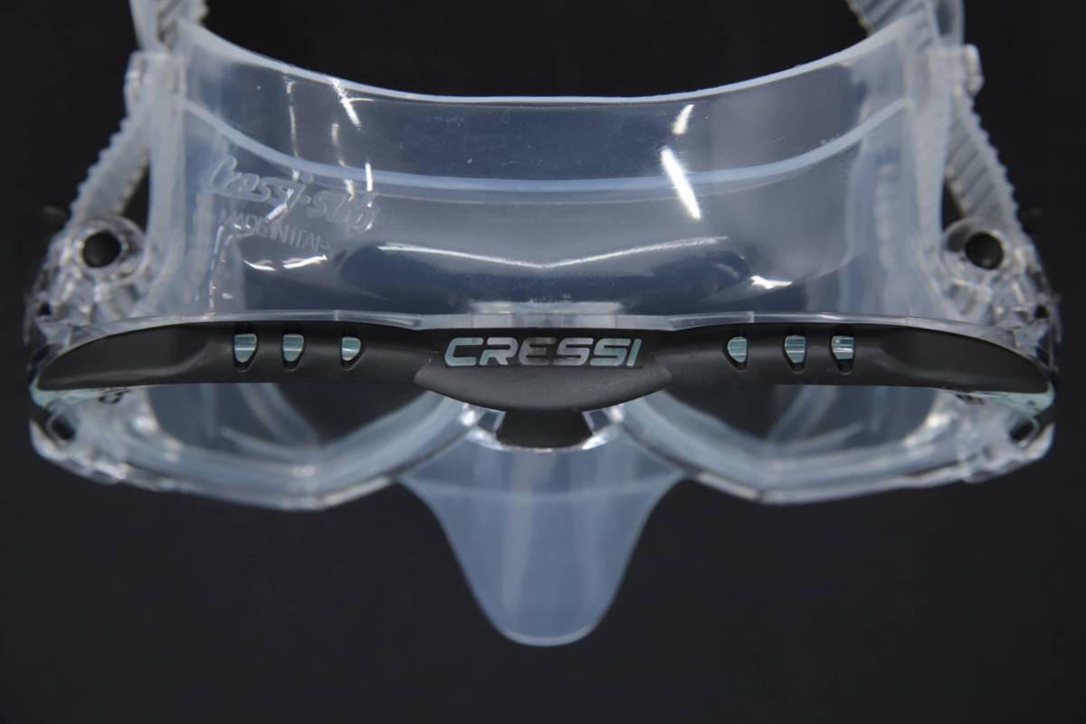 J3C KR012704 выставленный товар Cressis кий bashuno-ke кольцо маска [ MATRIX ] 2 глаз усиленный стекло линзы [ стандартный товар ] черный / прозрачный DS301060