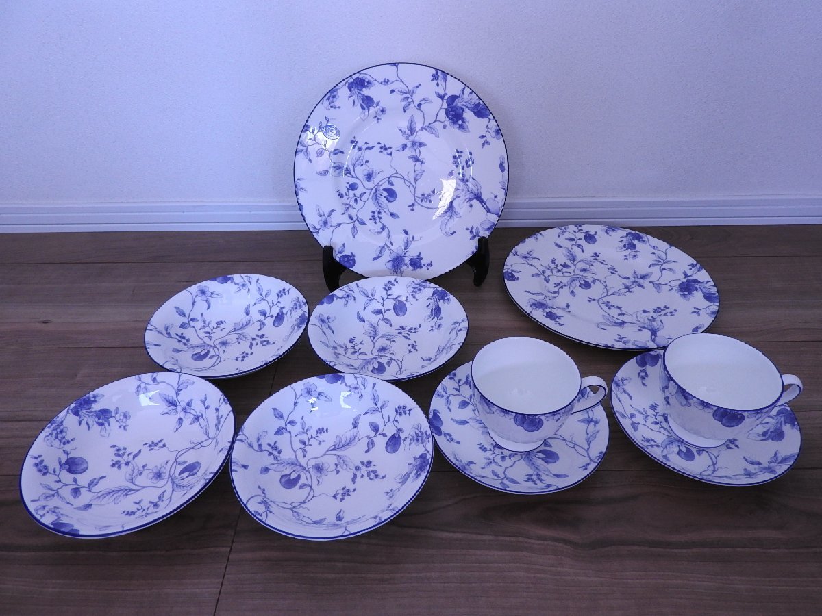 信頼 CHINA BONE PLUM BLUE ウェッジウッド WEDGWOOD ボーンチャイナ